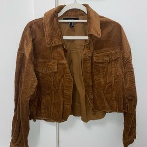 Corduroy Cropped Jacket